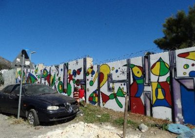 Cape Town Hout Bay mural in a township