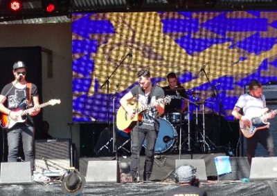 Jesse Clegg close up at Bush Fire