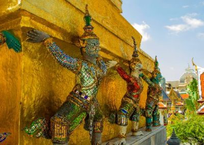 Ornate statues Thailand