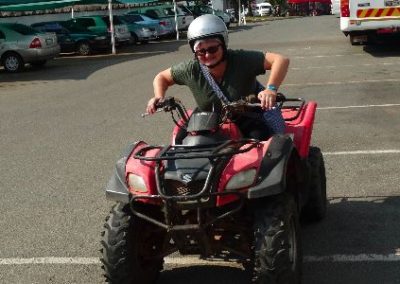 Events Planning Internship in Africa Quad biking action Swaziland