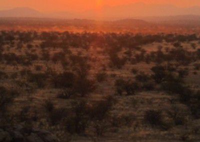sunset Namibia