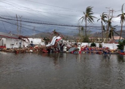 Beach front devastation Building Project in the Philippines