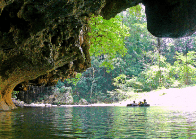 Cave entrance in Belize