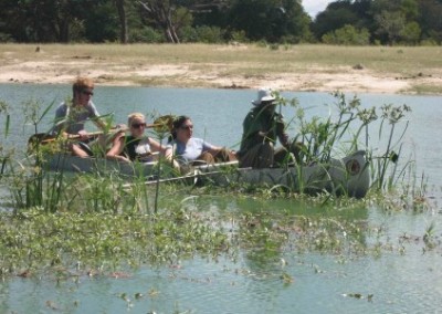 Canoeing family wildlife research South Africa