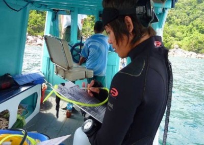 Checklist Island Marine Conservation with Diving Certification in Thailand