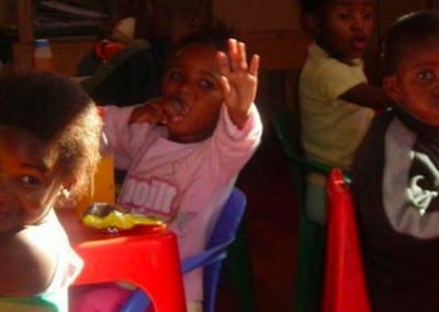 Children in class community teaching South Africa