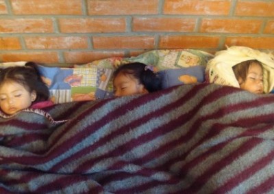 Children napping children's centre Bolivia