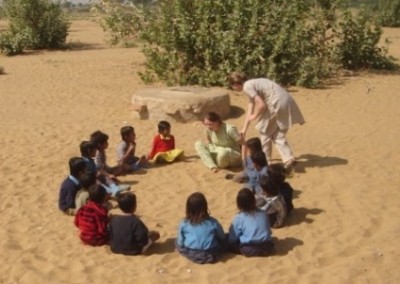 Circle games Child Development Volunteering in India