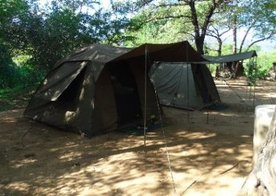 Conservation Camp Tent bedroom for 2