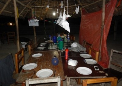 Dining area Dolphin and Marine Conservation in Zanzibar