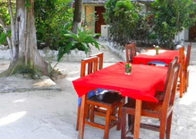 Dining space Teaching and Community Work in Zanzibar