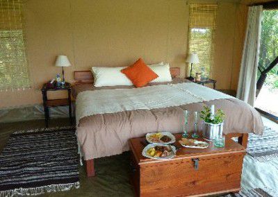 Double bed and breakfast Masai Mara Lion Wildlife Research and Conservation in Kenya