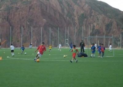 Football coaching sports coaching and community work Bolivia