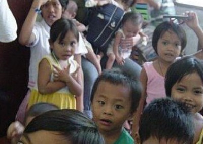 Group of children Work in an Orphanage in the Philippines