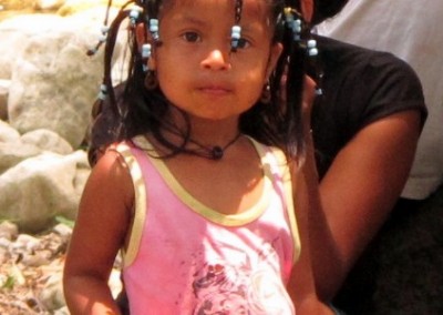 Hair braided girl social work Belize
