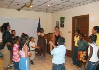 Hand clapping dance therapy Belize