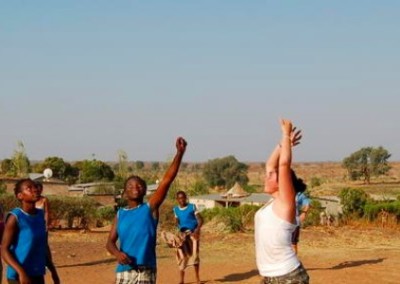 Hands in the air Sports Development and Rural Community Work in Zambia