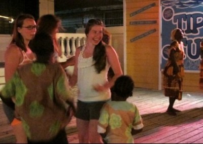 Having fun dance therapy Belize