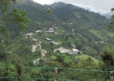 Hillside family ecotourism Ecuador