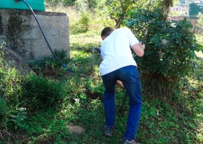 Volunteering for 16 and 17 Year Olds in Swaziland Julian digging