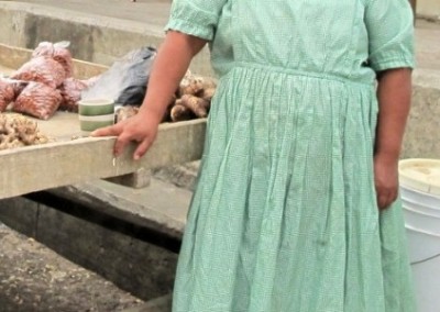 Market seller spring break farming Belize