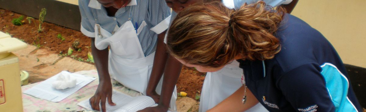 Nurses and volunteer Health Promotion and Community volunteering in Zambia