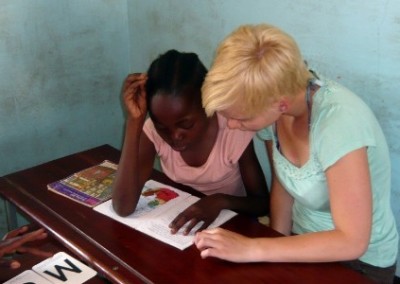 One on one help Teaching and Community Work in Zambia