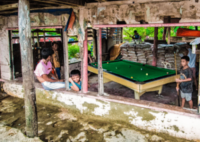 Playing pool Work in a Young Offenders Rehabilitation Centre in the Philippines