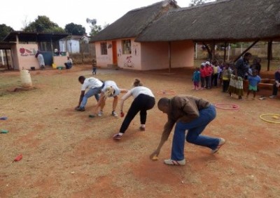 Relay race Day Care Centre for HIV AIDS Orphans in Swaziland