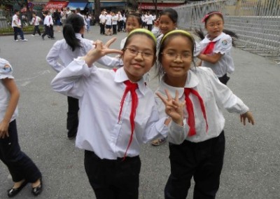 School children Teaching Development in Southern Vietnam