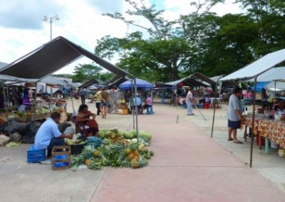 Selling organic produce spring break volunteering Belize