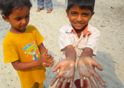 Soapy hands Experience India and Volunteering in India