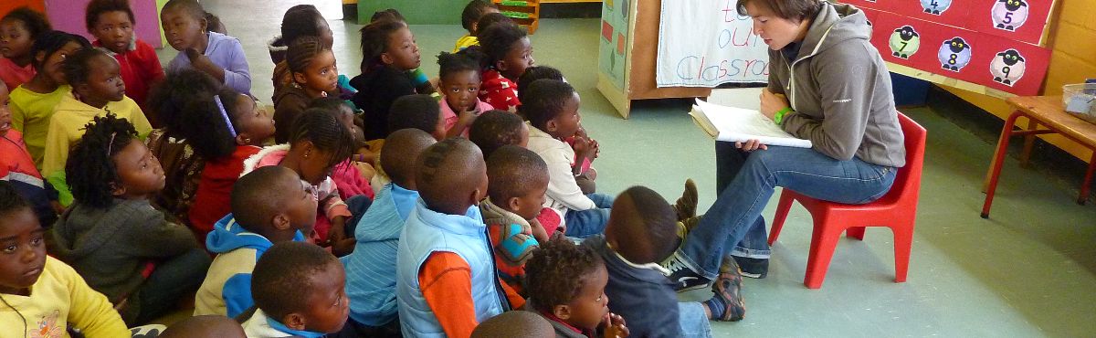 Story time Community Teaching project in Cape Town