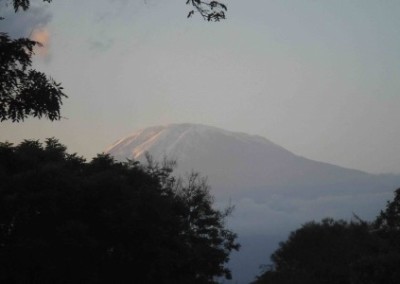 Sunset at Moshi Rural Volunteer Teaching in Tanzania