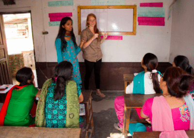 Teaching class Women's Empowerment in India