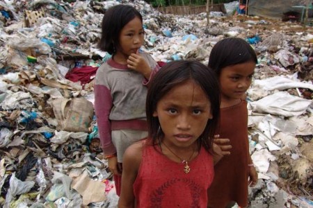 Three girls Support Community Development Projects in the Philippines