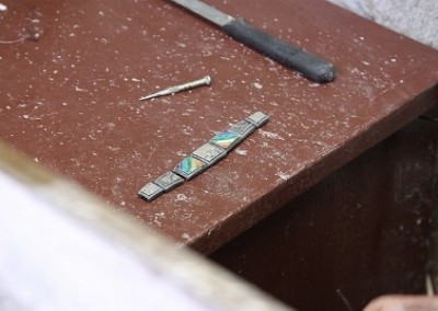 Tools Inca jewellery making cooperative Peru