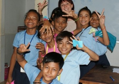 Volunteer and group Social Work in Cambodia