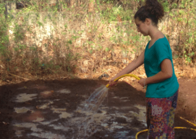 Volunteer gardening Rural Volunteer Teaching in Tanzania