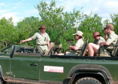 Volunteer in jeep wildlife and community internship South Africa
