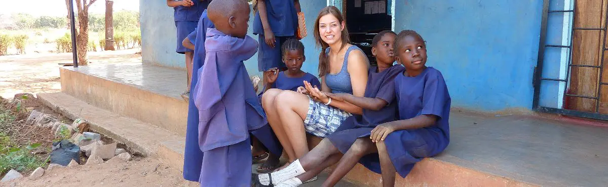 Volunteer with kids Teaching and Community Work in Zambia