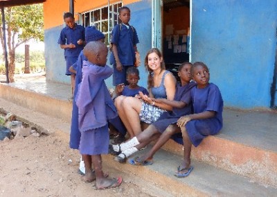Volunteer with kids Teaching and Community Work in Zambia