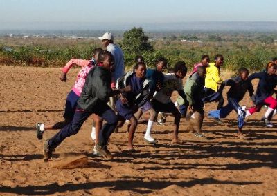 Zambia sports kids running