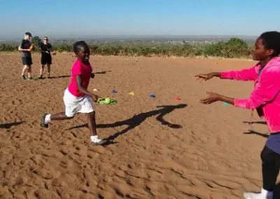 Zambia sports relay race girls