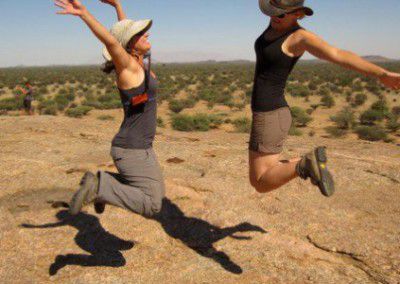 jumping girls Namibia