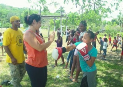 self defence kid and vol social work Belize