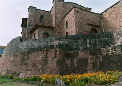 Coricancha ruins Cusco support for young mothers Peru