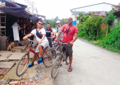 Cycling Community Volunteering in Southern Vietnam