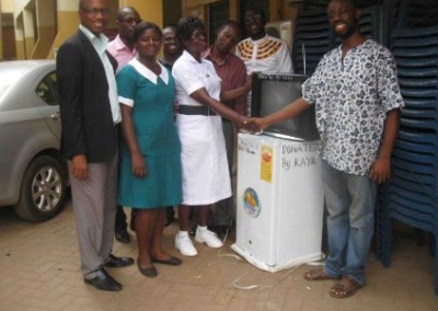 Donation Work in a Laboratory in Ghana