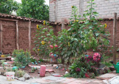Garden area support for young mothers Peru